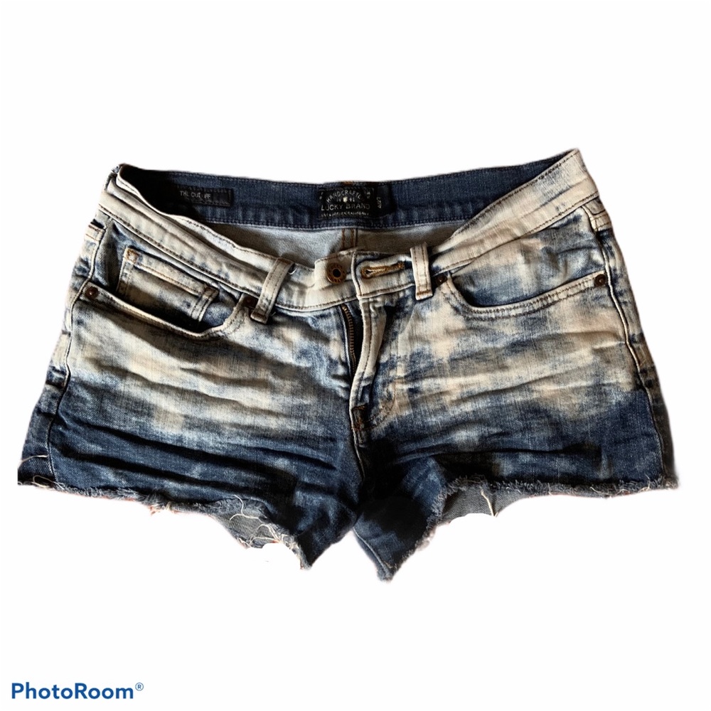 Lucky Brand🍀 acid wash cutoff shorts